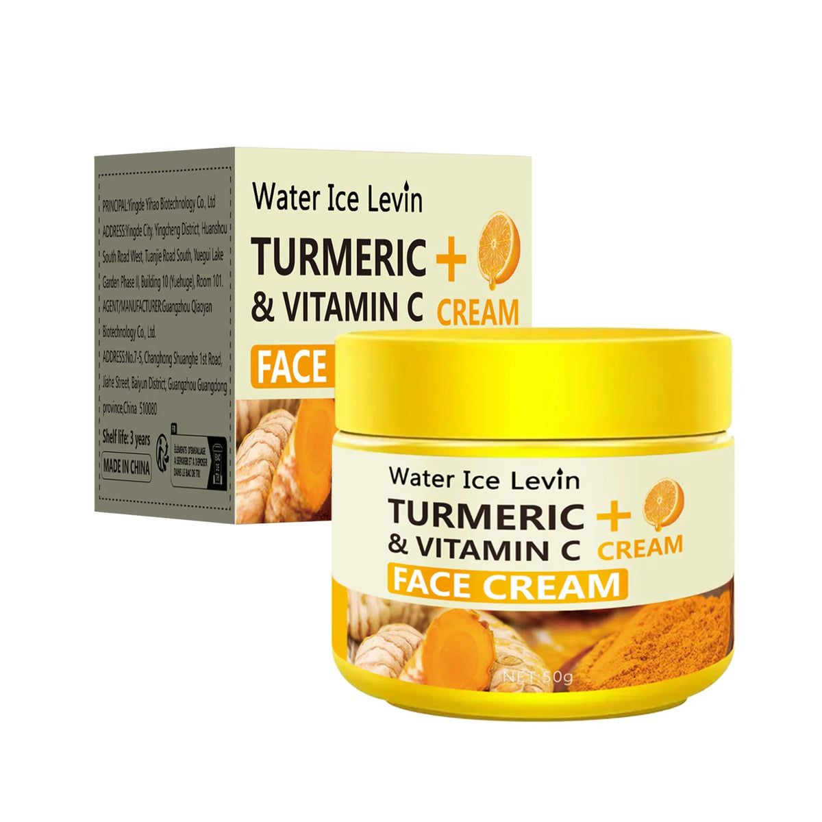 A Color Turmeric Vitamin C Face Cream – Anti-Wrinkle Moisturizer