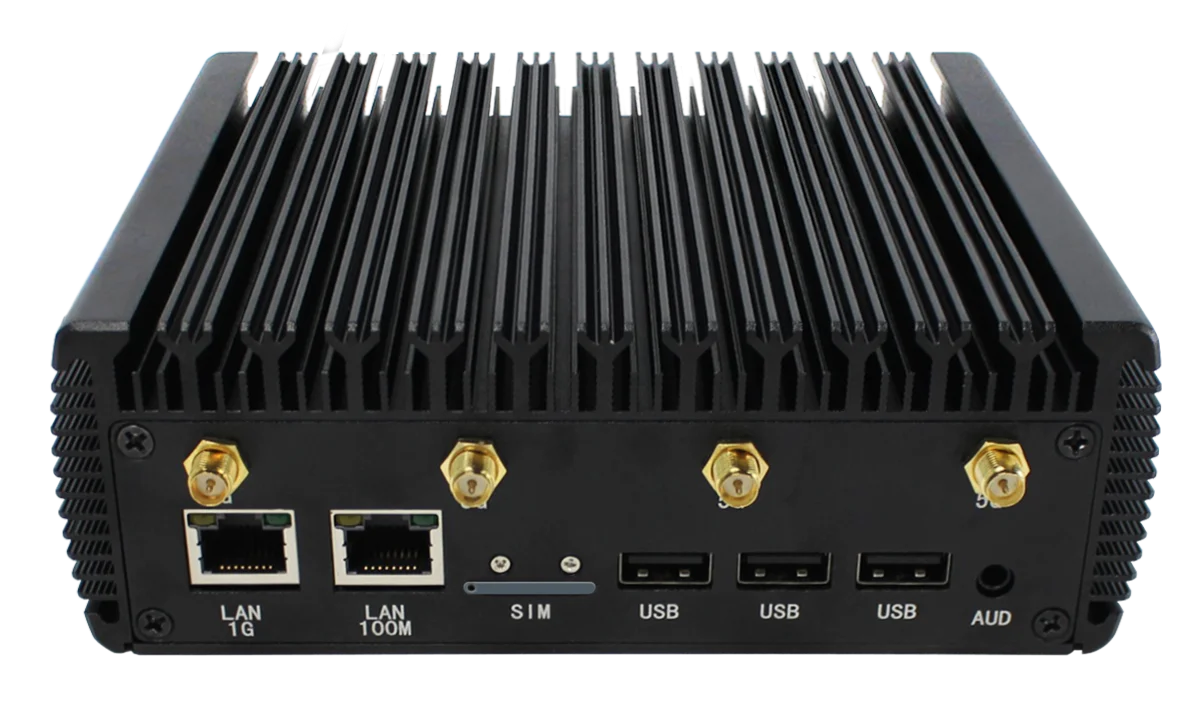 5G Industrial Mini PC, Intel Celeron N5100,16GB+512GB SSD, WiFi 5, BT 4.0, Gigabit Ethernet, Windows 10 Pro, Fanless