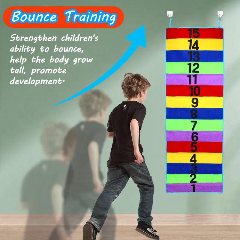 Kids Touch High Carpet Games Bounce Trainer Promote Growth Fun Sports Toy Height Ruler Indoor Outdoor Toys for Children