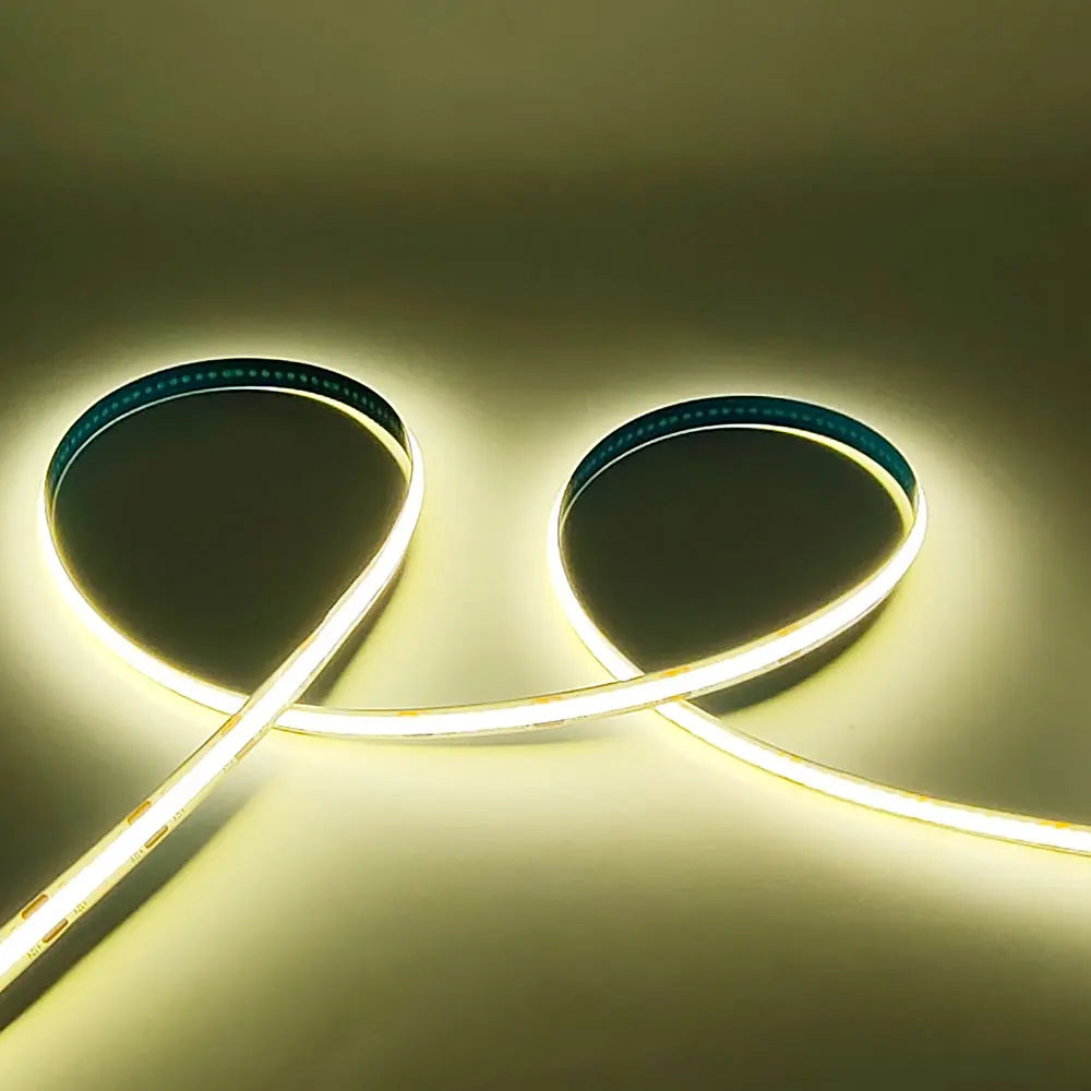 COB Led Strip Lights 12V 24V 320LEDs/m Flexible FOB LED Tape Warm Natural White Red Blue Green Yellow Pink Purple Lighting Decor