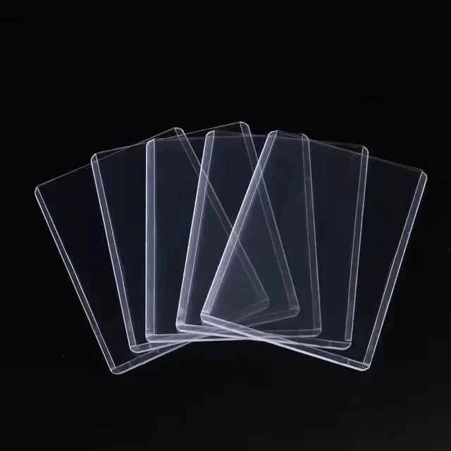 35PT Top Clear Loader Protective Trading Card Holder Hard Plastic Card Sleeves Holder for Baseball Card Sports Cards