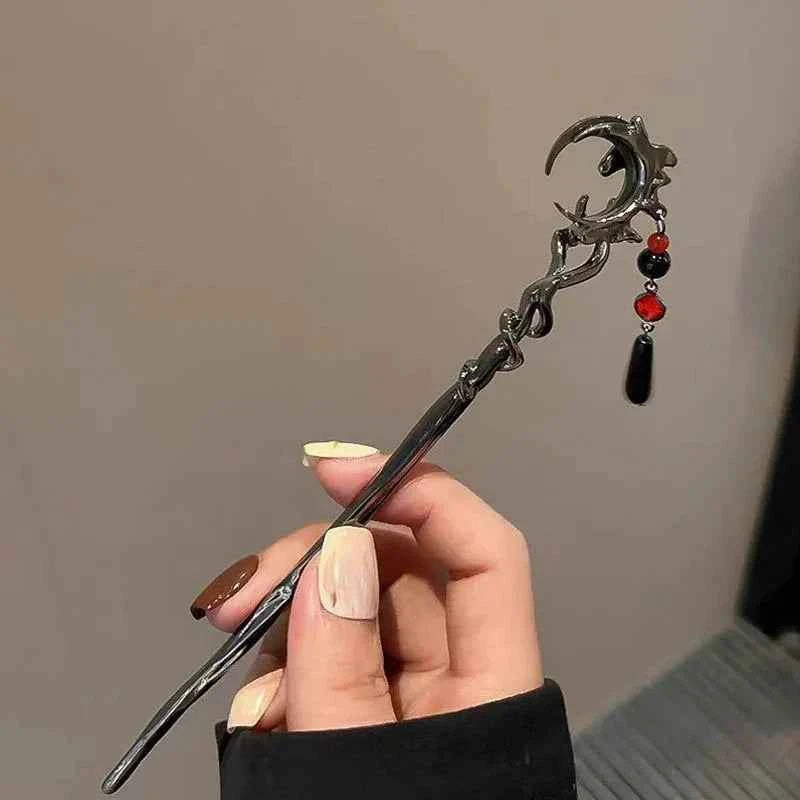2026 New Chinese Style Butterfly Flower Tassel Hair Stick for Women Vintage Metal Hanfu Chopstick Hair Sticks Hair Accessories