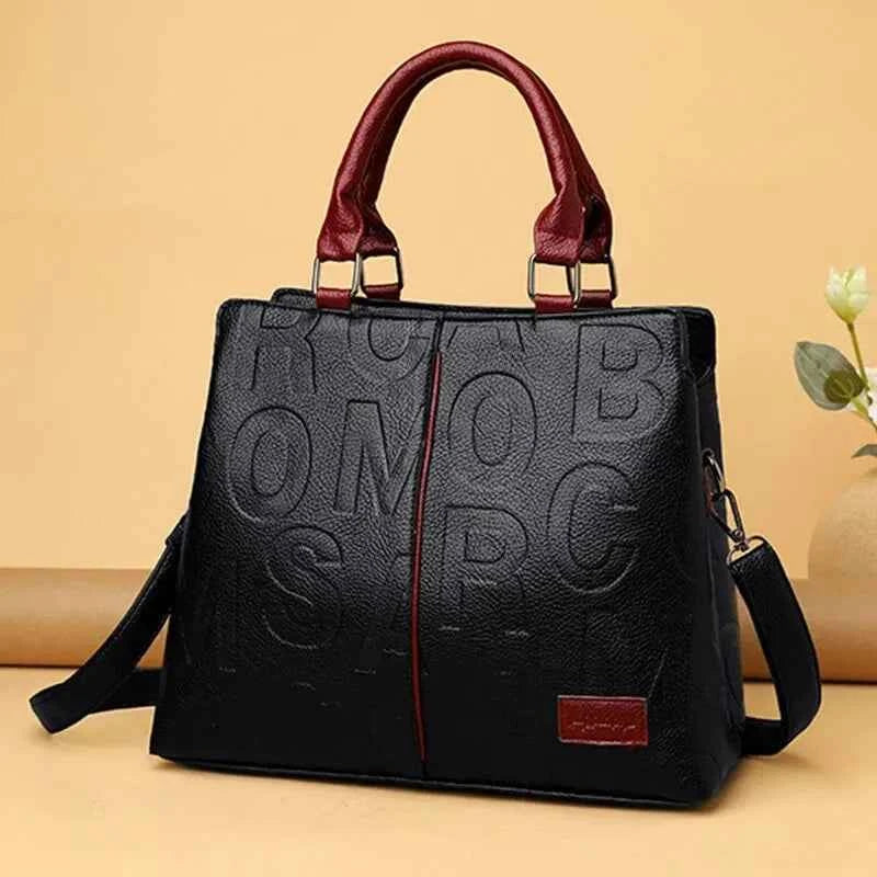 PU Leather Casual Shoulder Crossbody Bags for Women Ladies Luxury Designer Large Capacity Travel Handbag