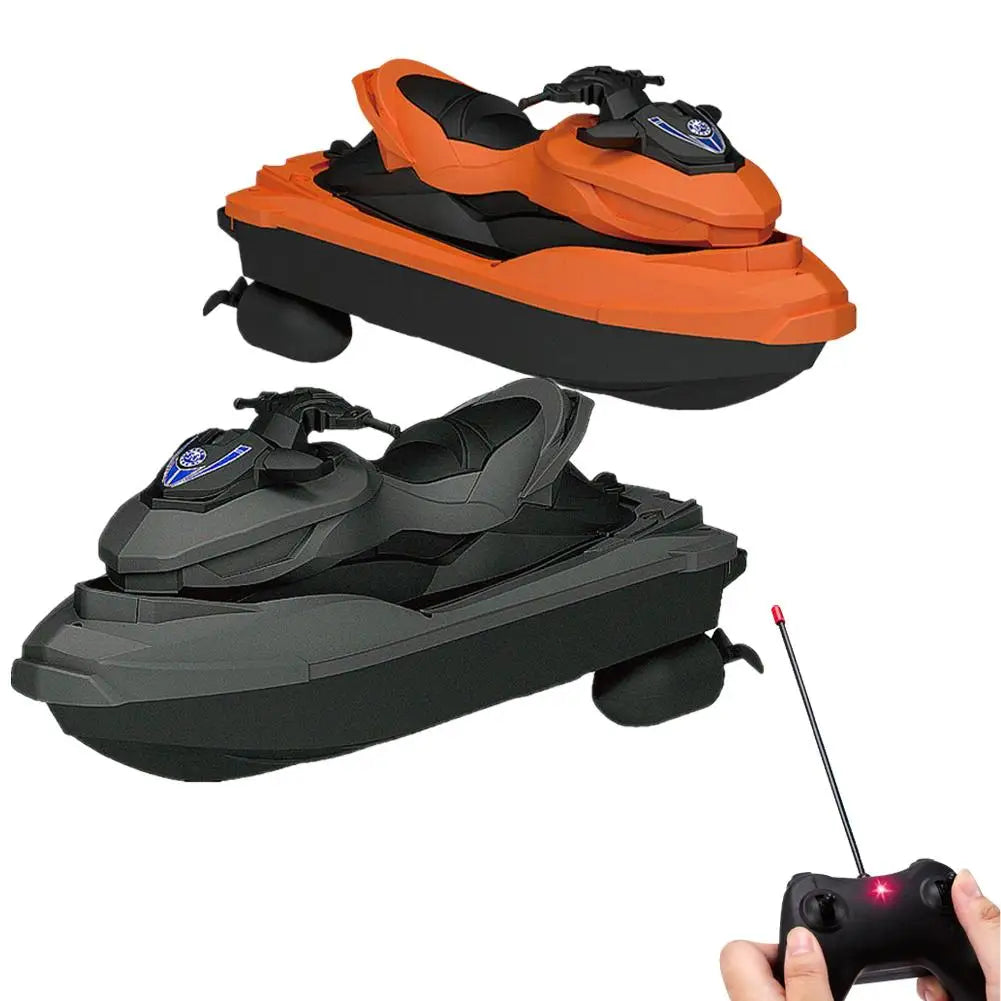 RC Speed Boat Toy Waterproof Remote Control Boat Electric Racing Yacht Pool Lake Water Toy for Kids Adults Outdoor Gift