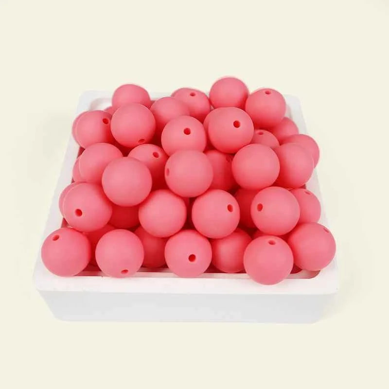 12mm Siilcone Round Beads 100/50/20Pcs For Jewelry Making To Make Bracelets DIY Keychain Necklace Jewelry Accessories BPA Free