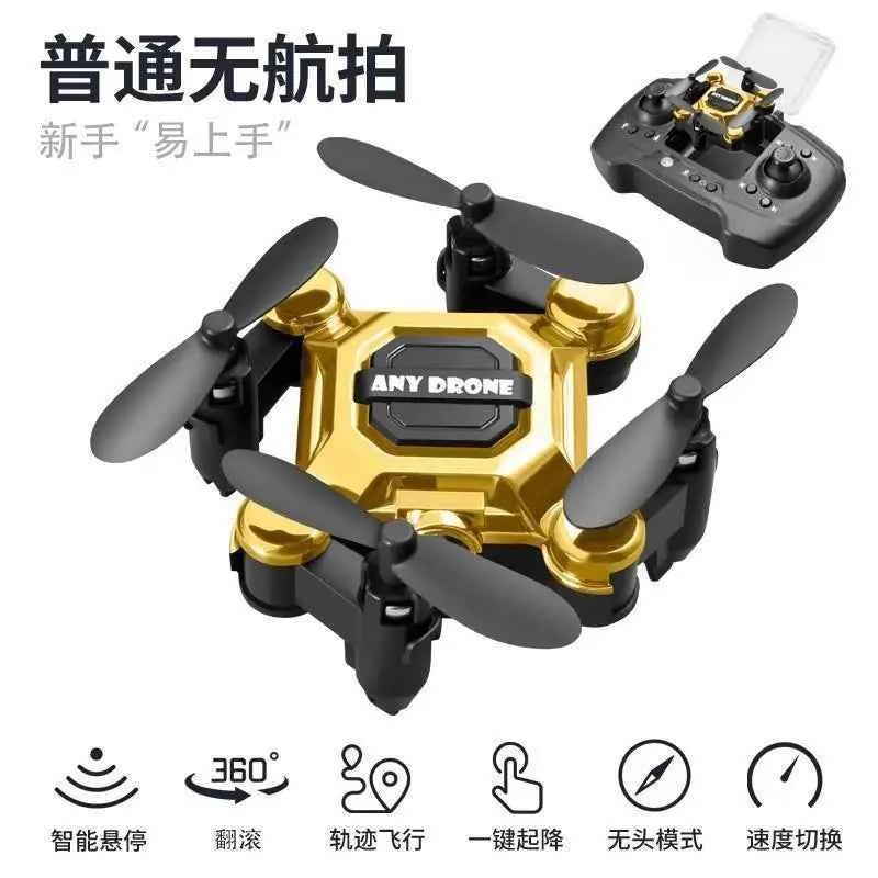 Mosquito drone, mini folding drone, aerial camera drone, student remote-controlled helicopter, small toy