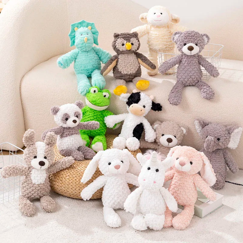 New Hot Sale Owl Frog Dinosaur Bunny Dog Long Leg Plush Toy High Quality Appease Doll Soft Sleep Accompany Gift For Girls Boys