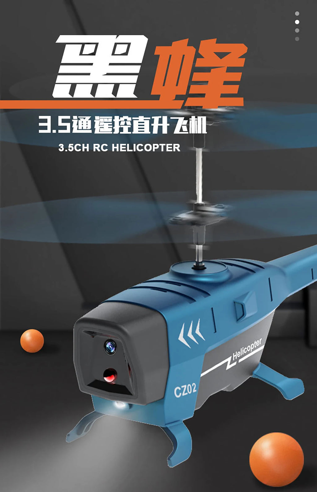 RC Helicopter 2.4Ghz 3.5H Obstacle Avoidance Anti-collision Remote Control Drone Toy Aircraft Kid Plane Indoor Flight Toys Gifts