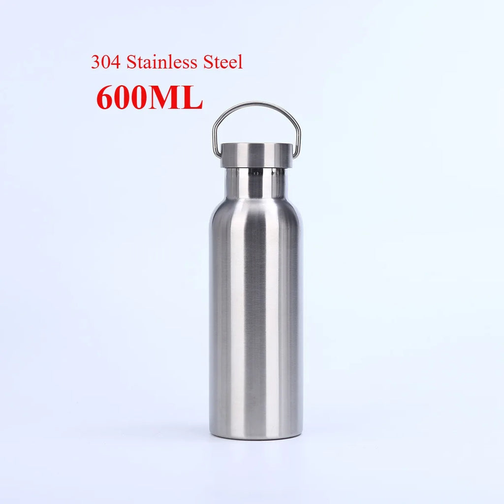 Stainless Steel Water Bottle 1 Liter Free Shipping Items, Drink Bottle for Sport Travel Cups,  500 750 1000ml Water Bottles