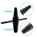 4/6 Split Dual Head Dual-purpose Faucet Extractor with Triangular Valve Broken Thread Sliding Teeth and Broken Head Extractor