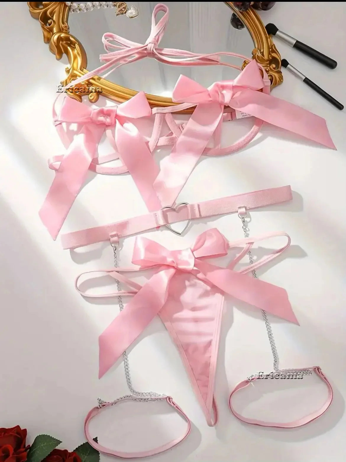 Sexy Lingerie Set Transparent Hot Porno Lace Erotic Underwear Sexy Bra And Panty Garter Set Lingerie Sexy Hot Erotic Sleepwear
