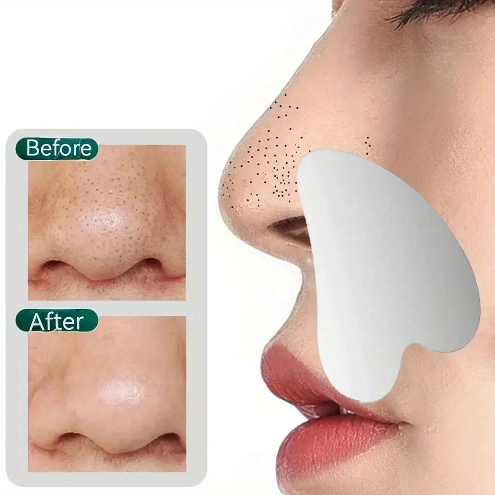 Stainless Steel Facial Thin Gua Sha Tool Ergonomic Design for Improved Blood Circulation & Wrinkles Durable Skincare Tool