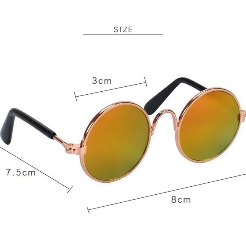 Non-Slip Cat Glasses Pet Accessories Small Dog Sunglasses Puppy Kitty Cosplay Costume Photo Props Cute Animal Eyewear