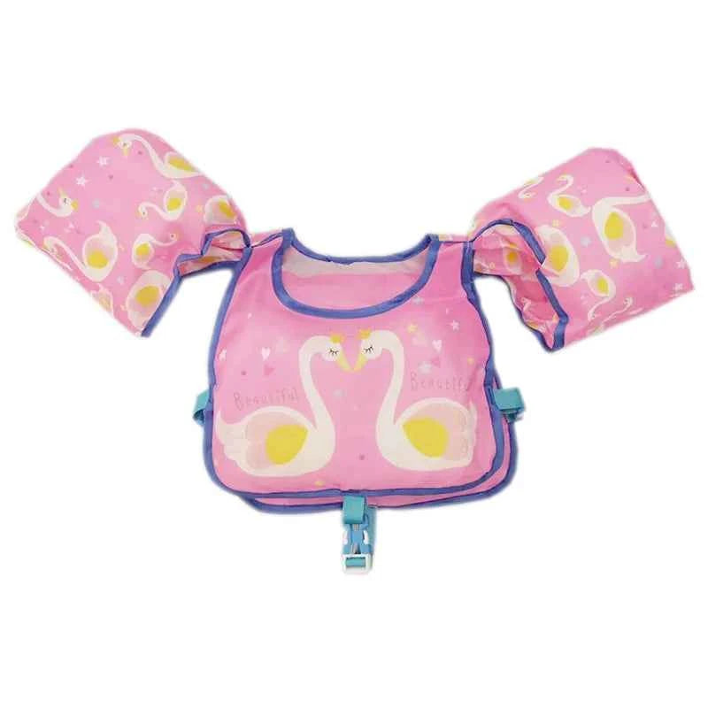 Baby Swim Buoyant Vest Kids Learn Swimming Child Swim Trainer Boy Girl Cute Float Swimsuit Swimming Pool Accessories