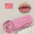 Pinkyfocus Glossy Mirror Lip Gloss Hydrating Juicy Nude Lip Tint Long Lasting Daily Natural Makeup for Spring Summer