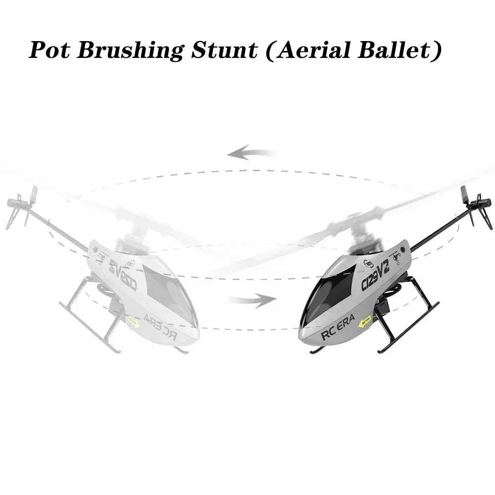 C129 RC Helicopter, Remote Control Helicopter with Charging, Outdoor UAV Aircraft Model, Cool Flying Toy Drone