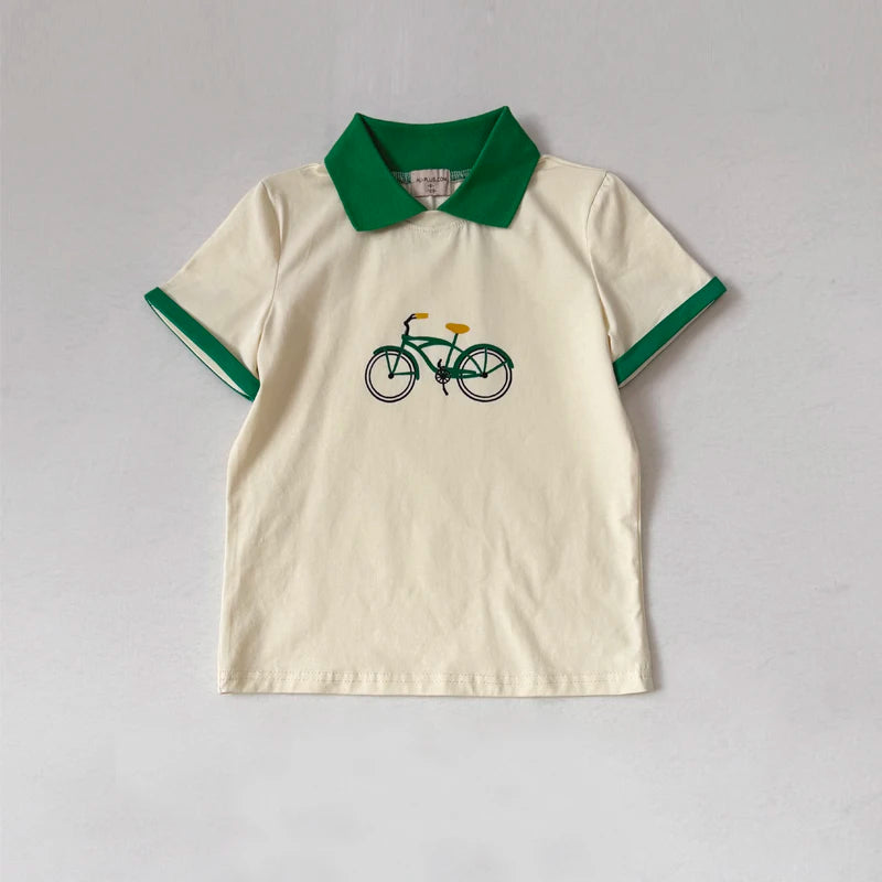 Ali Plus SS26 Printed Bike collection Family Matches Clothes boys girls baby