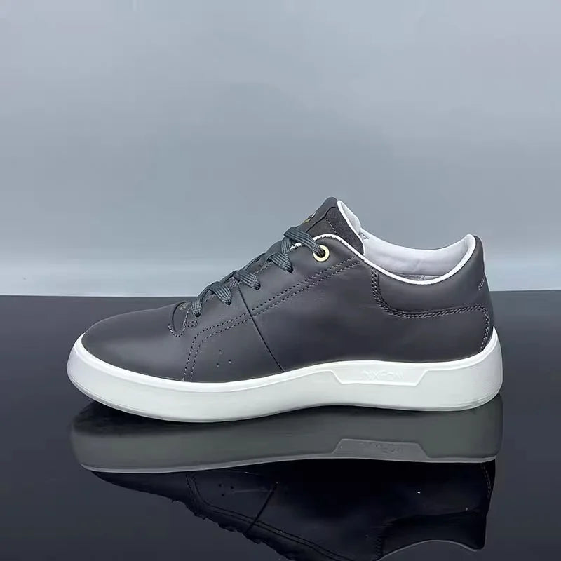 Skateboard Mens Shoes Genuine Leather Sneakers Casual Fashion Outdoor Running Sports Hiking Designer Luxury Mens Shoes