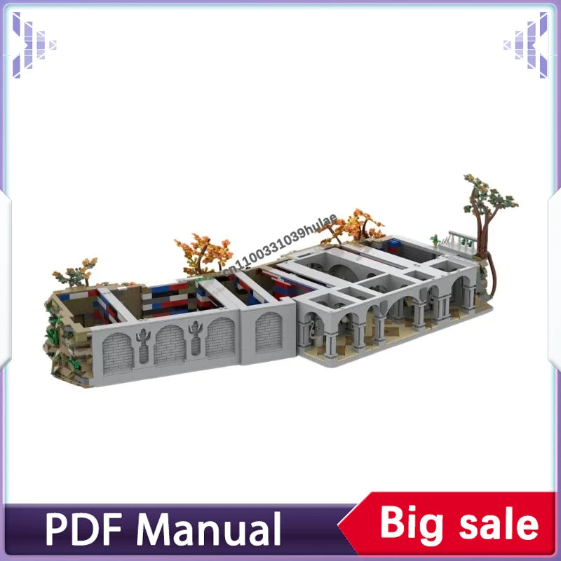10316 Base for Ancestral Hall MOC Building Blocks Elven Architecture Scene Bricks Kit Display Gifts