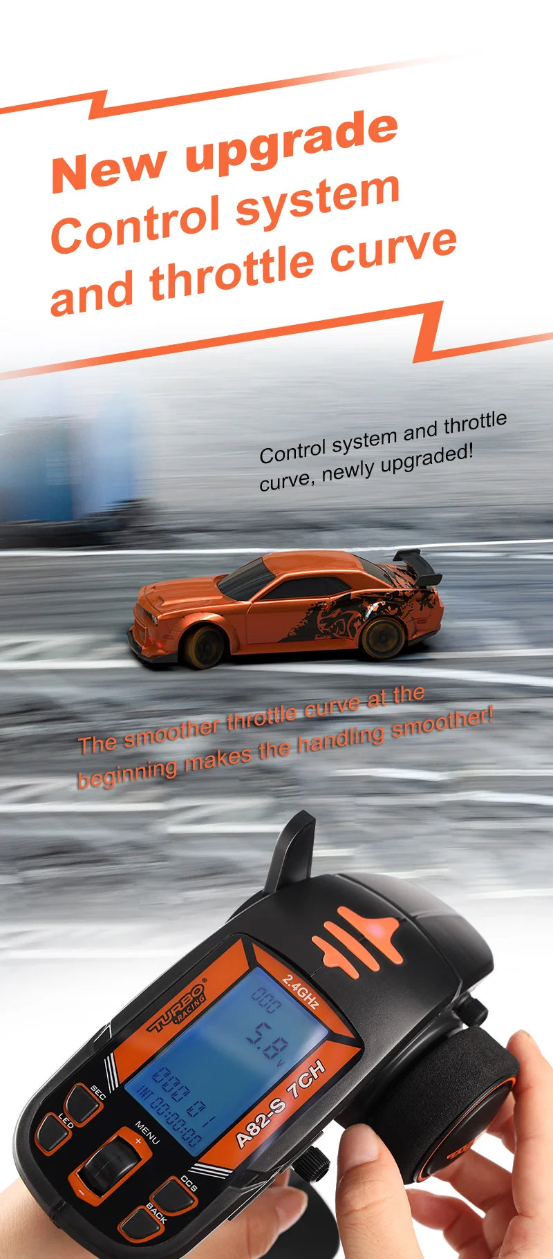 Turbo Racing 1:76 C65 Limited Edition Drift RC Car With Gyro Radio Full Proportional Remote Control Toys RTR Desktop Toys
