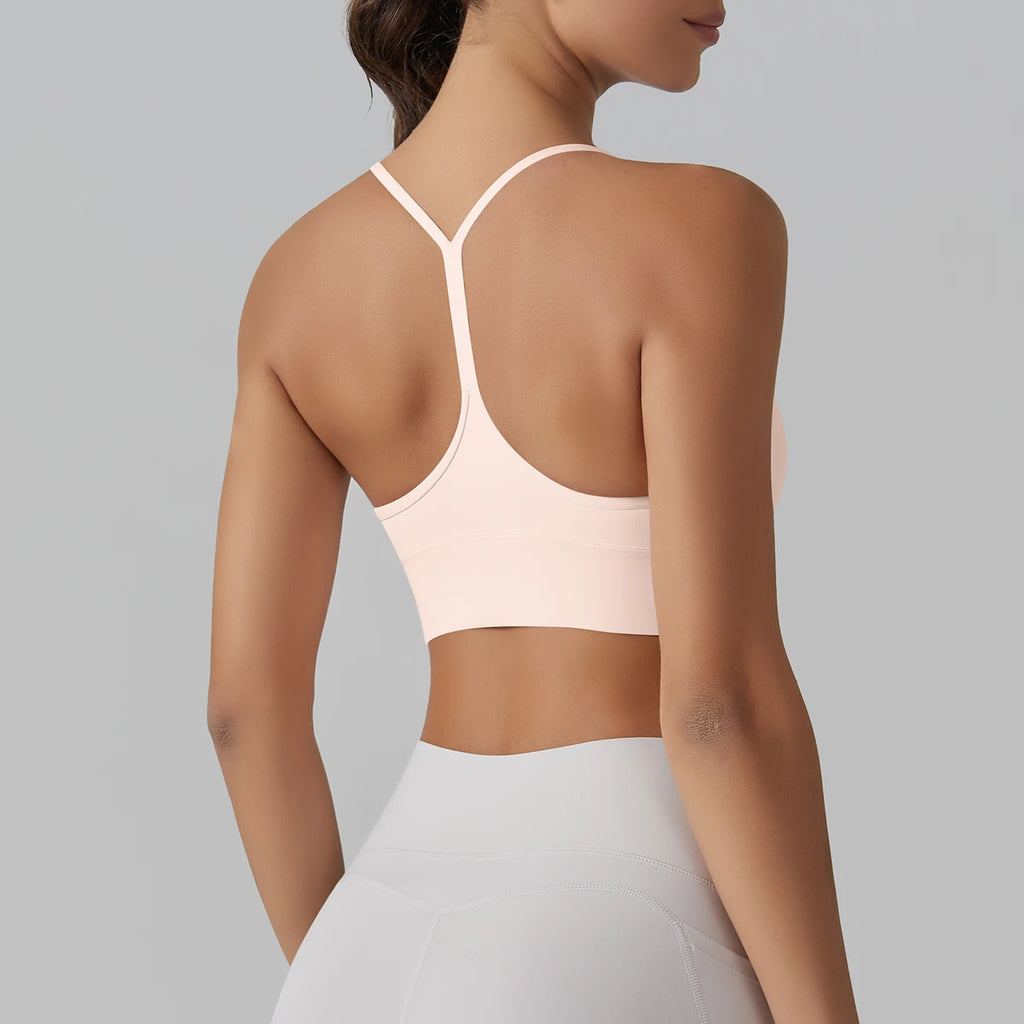 Women Sport Bra Fitness Top Yoga Bra Underwear Sexy Y-back Running Yoga Gym Crop Top Women Push Up Sports Bra