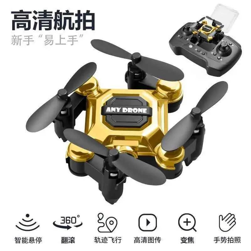 Mosquito drone, mini folding drone, aerial camera drone, student remote-controlled helicopter, small toy