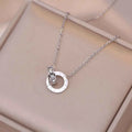 Stainless Steel Famous Brand Roman Numerals Pendant Necklace For Woman Woman Necklace Luxury Jewelry