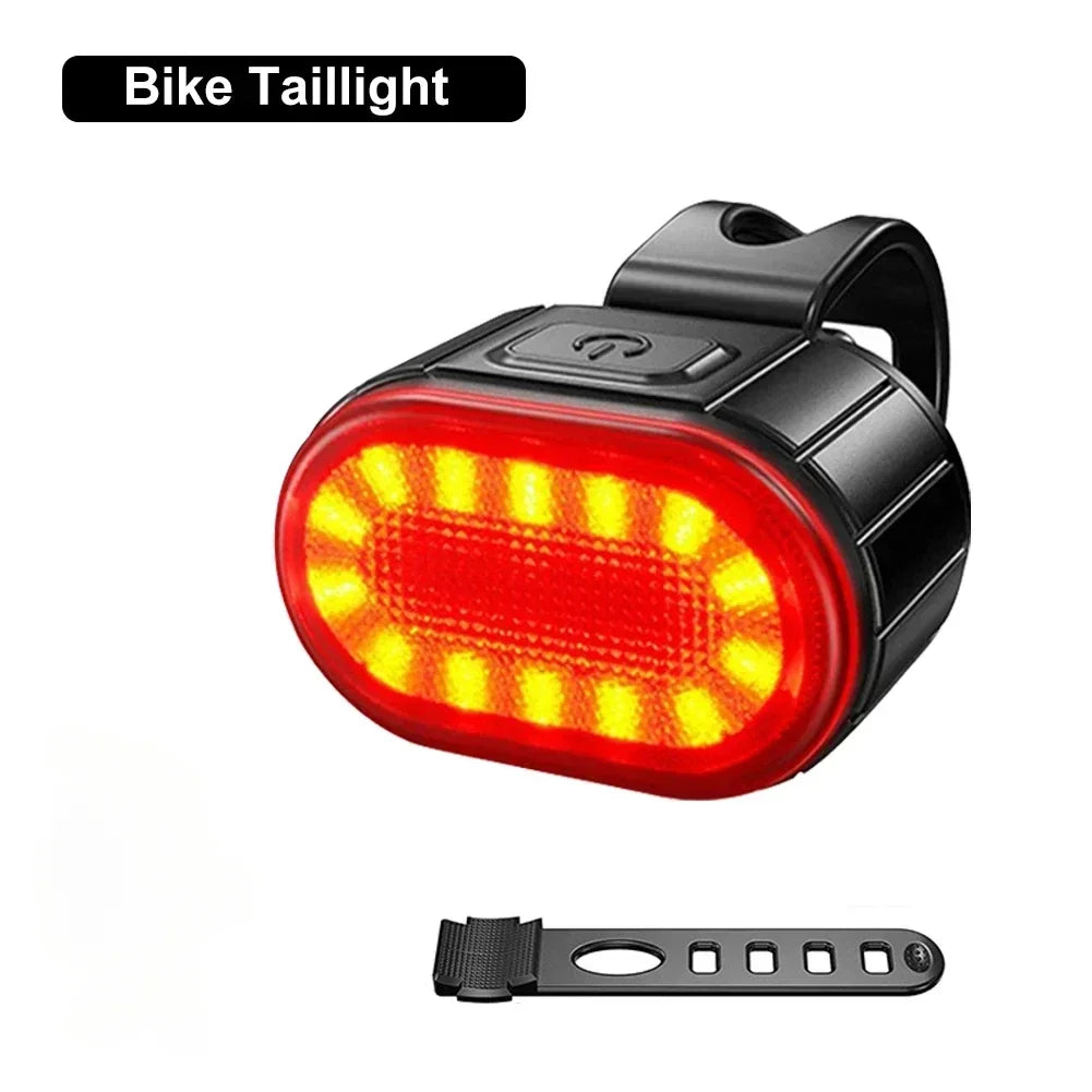 KDULIT 9 LED Bicycle Headlight USB Rechargeable Bike Lamp Super Bright Handlebar Lights Outdoor Waterproof Cycling  Front Light