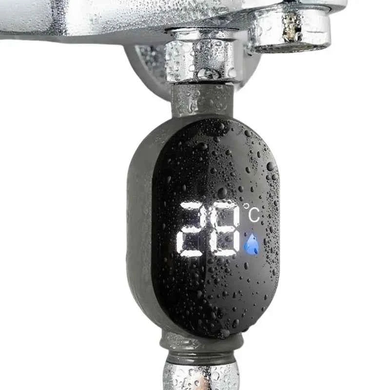 LED Digital Shower Temperature Gauge Waterproof Smart Monitor for Baby Bath Bathroom Accurate Safe Auto-shutoff Durable