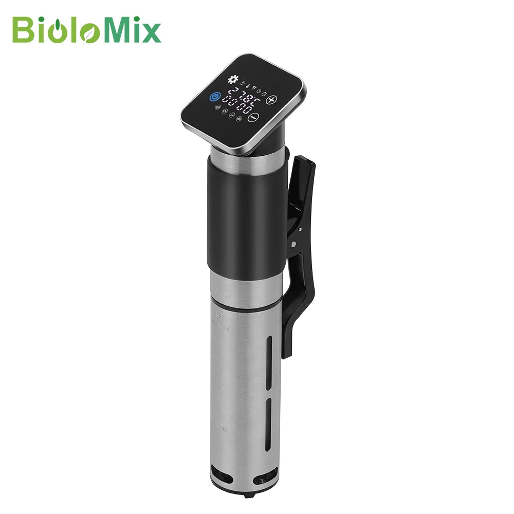 BioloMix 5th Generation WiFi Smart APP Control Sous Vide Cooker Stainless Steel IPX7 Waterproof Thermal Immersion Circulator