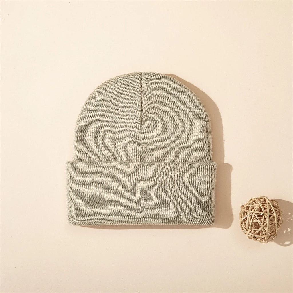 1pcs Baby Knitted Hat Autumn Winter Warm Newborn Infant for Boys Girls Soft Comfortable Toddler Kids Bonnet