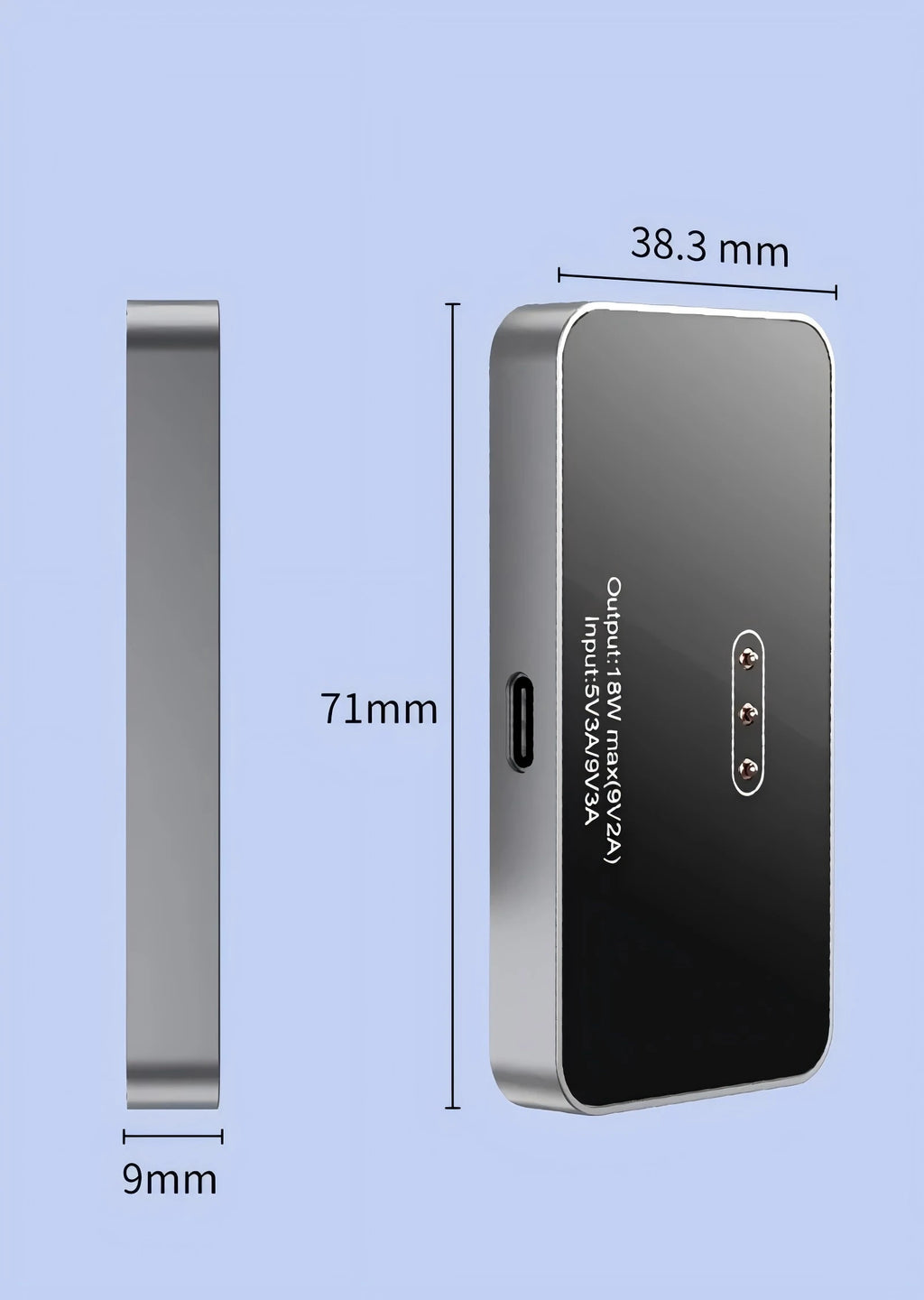 Magnetic Wireless Charger for iPad Pro 11/12/13 inches& iPad Air6/718W Fast Charging Smart Connector Alloy Wireless Charging Pad