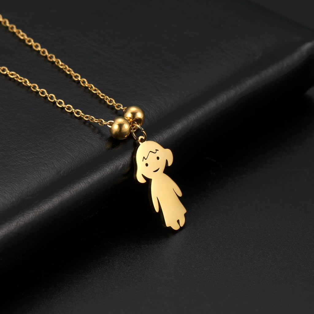 Couple Friend Sister Custom Name Personalized Necklace Gift for Women Men Mother Day Father Family Stainless Steel Jewelry