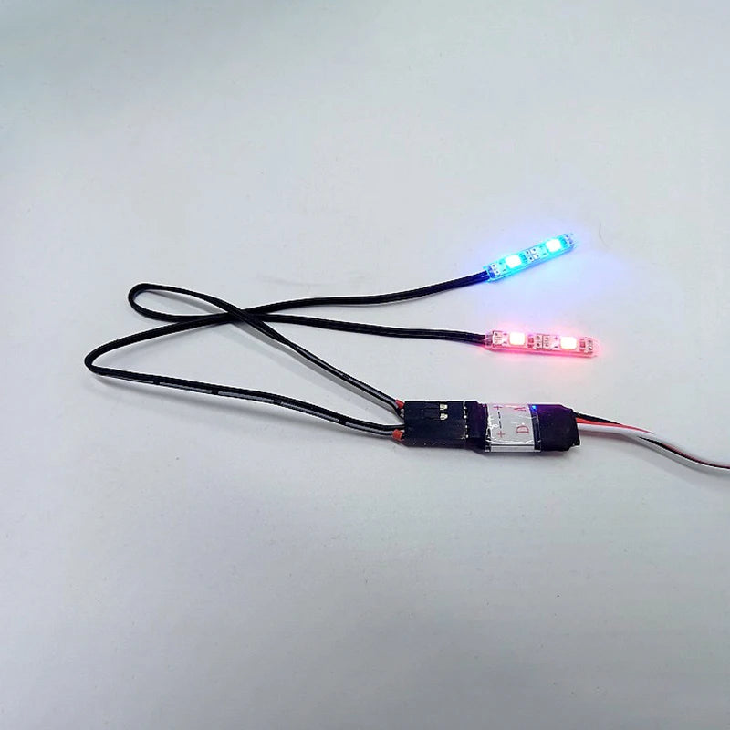 Flashing alarm light strip controller for 1/14 Tamiya RC Truck Car TRX4 For scania