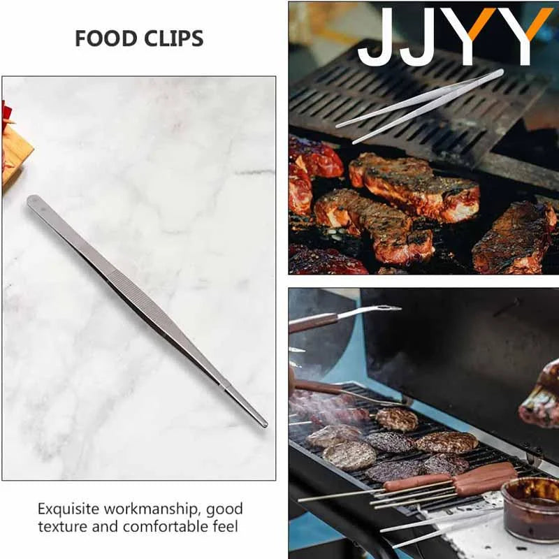 Multifunction Barbecue Tongs Food Tongs Food Clip Kitchen Gadgets Stainless Steel Churrasco Tweezers Clip Buffet BBQ Tool
