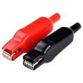 2Pcs Alligator Clip 20A PVC Sheathed Alligator Clamps DIY Test Leads Crocodile Electrical Clips Electrical Tool Parts