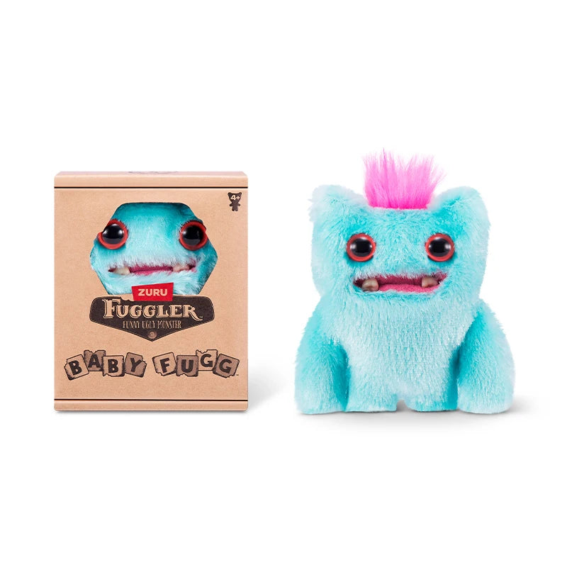 Original Fuggler Plush Keychain Ugly Monster Screech Munch Rabid Rabbit Wide Eyed Weirdo Annoyed Alien Stuffed Peluche Toys