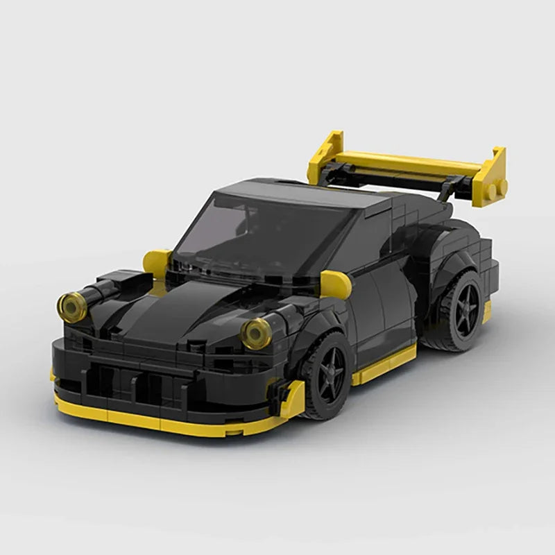 MOC Car Speed RX7 AE86 Chiron R8 Creative Racing Vehicle Model Building Block Super Race brick City Rally Sport Toy Technical