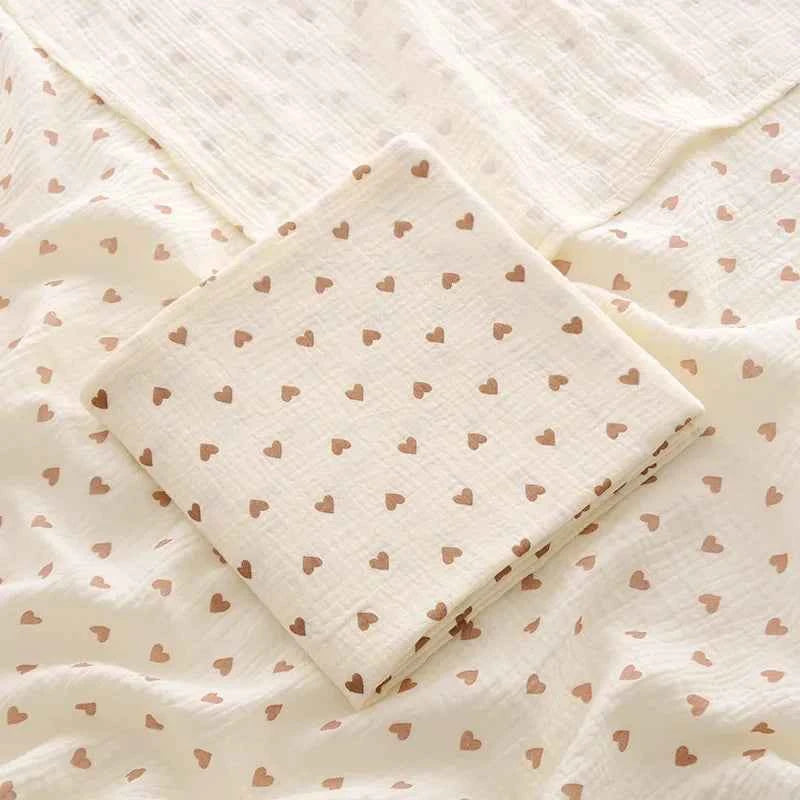 Newborn Baby Cotton Blanket Summer Bedding Babies Stuff  Throw Blanket Muslin Squares Receiving Blanket