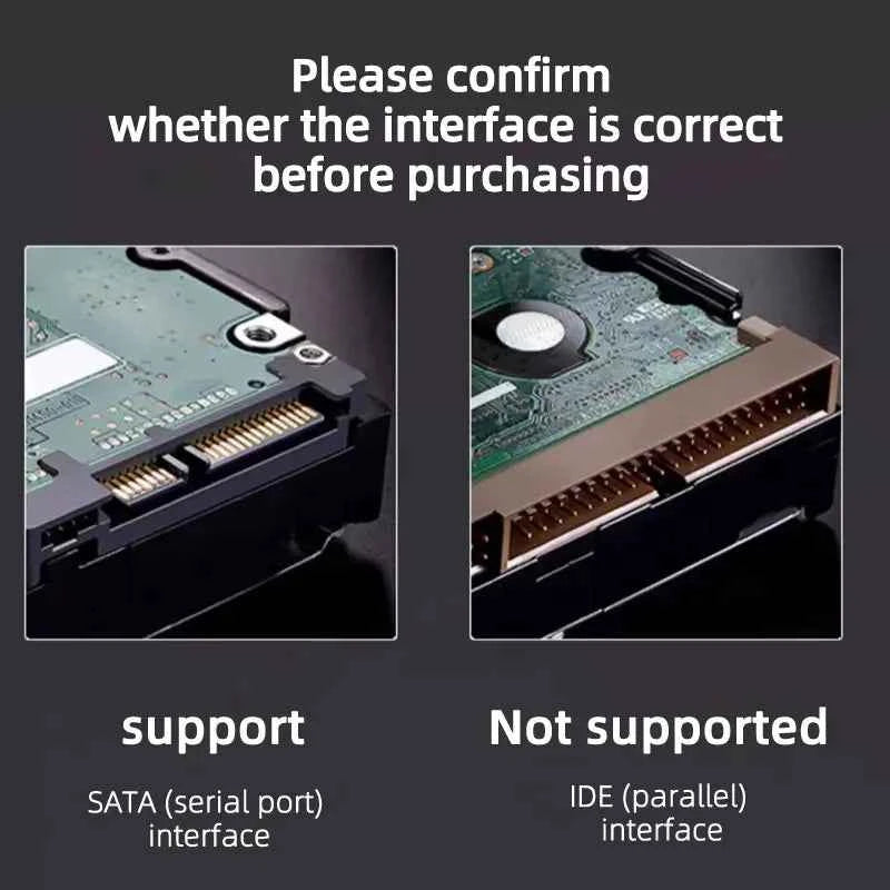 TEUCER SATA to USB 3.0 Cable USB to SATA Hard Drive Adapter Converter for 2.5" 3.5" SSD HDD Hard Drive Disk with Power Adapter