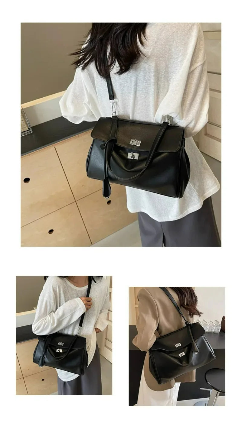 Fashion Large Capaci Platinum Bag Casual Crossbody oulder Bag for Women Faionable Underarm Bag Modern Neutral Sle New Style 2026