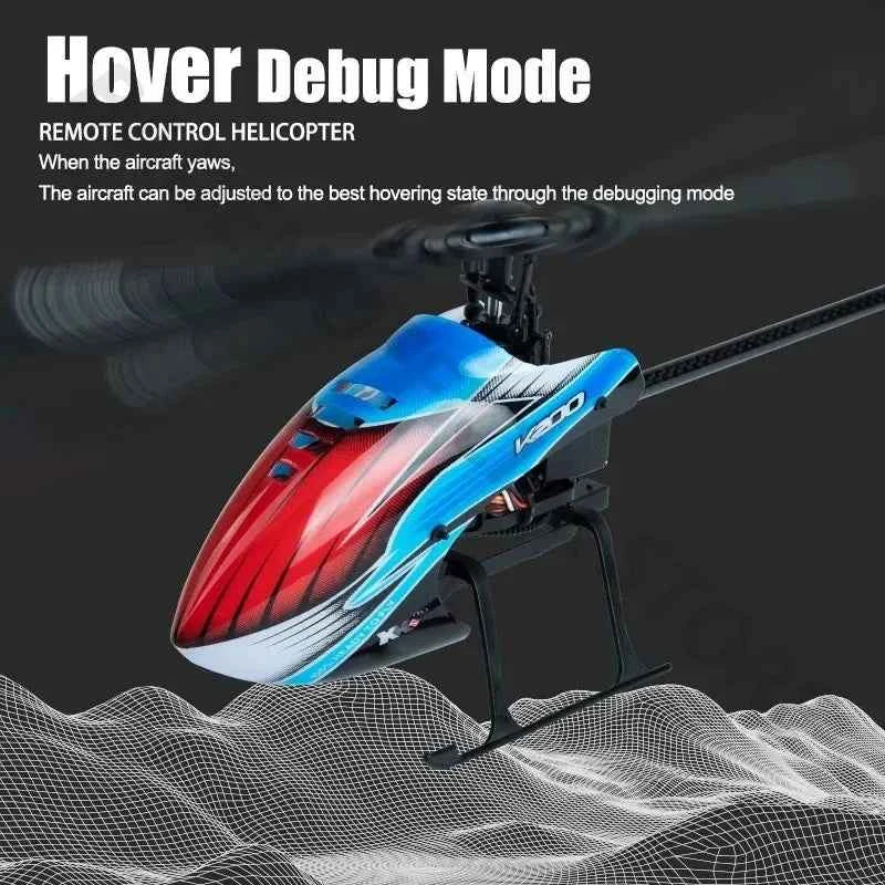 WLtoys RC Helicopters K200 2.4Ghz 4CH 6-Aixs Gyroscope Fixed Height Single Blade Propellor Gyro Mini RC Toys For Kids Gift