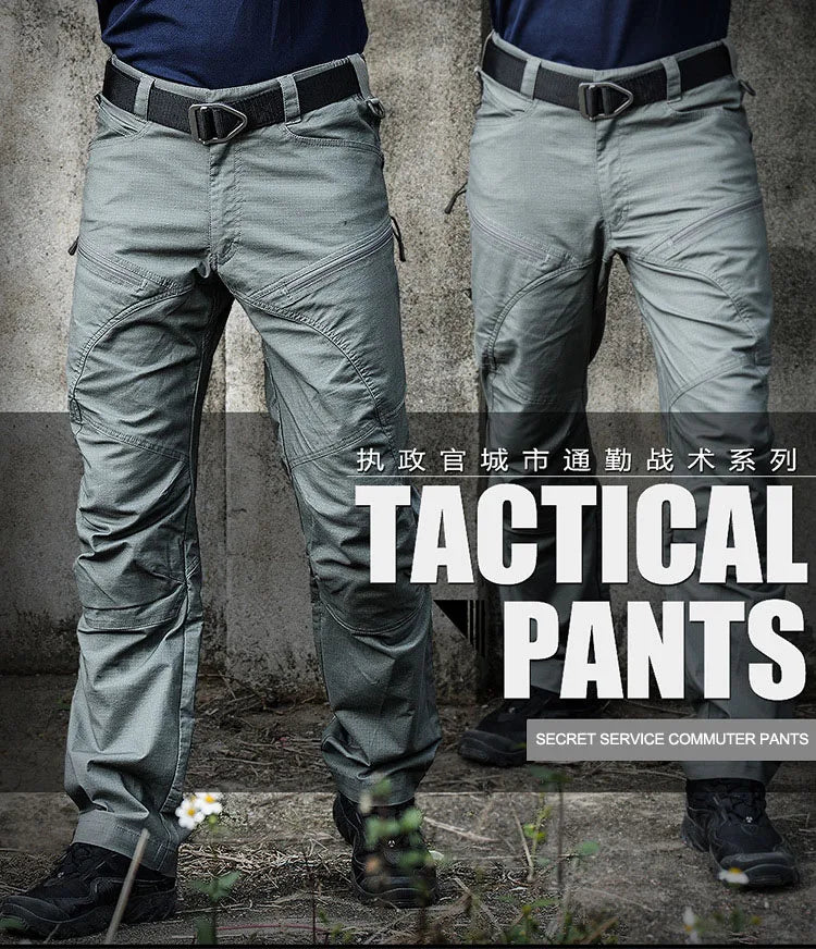 High Quality Men's Tactical Pants Arisoft Waterproof Multiple Pockets Cargo Pant Men Clothing Tooling Trousers A2F311