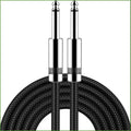 Guitar Cable 10/20ft Electric Instrument Bass AMP Cord for Electric Guitar Mandolin, Pro Audio (Right Angle to Straight, Black)