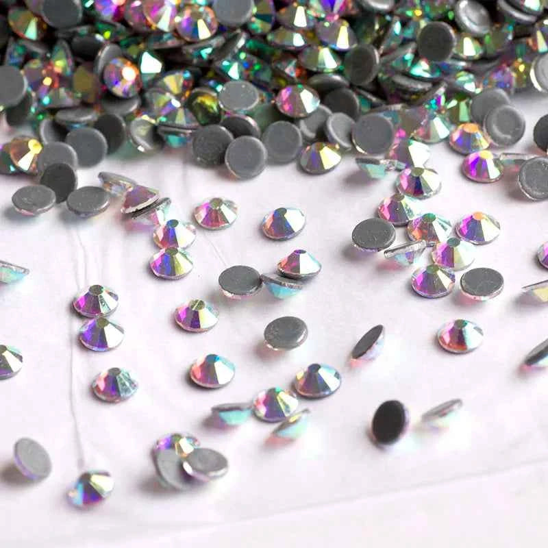 Hotfix Crystal AB Rhinestones DIY Iron On Jewelry Making Glass Beads Flatback Crafts Accessories Stones For Cap Dancing Dress