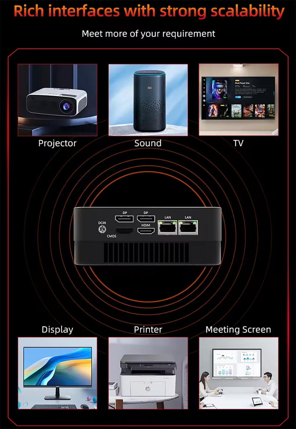 TexHoo Mini PC Computer Gaming AMD Ryzen7 5700U R5 4500U Intel Core i5 1335U CPU  NUC Office DDR4 DDR5 NVMe WIFI6