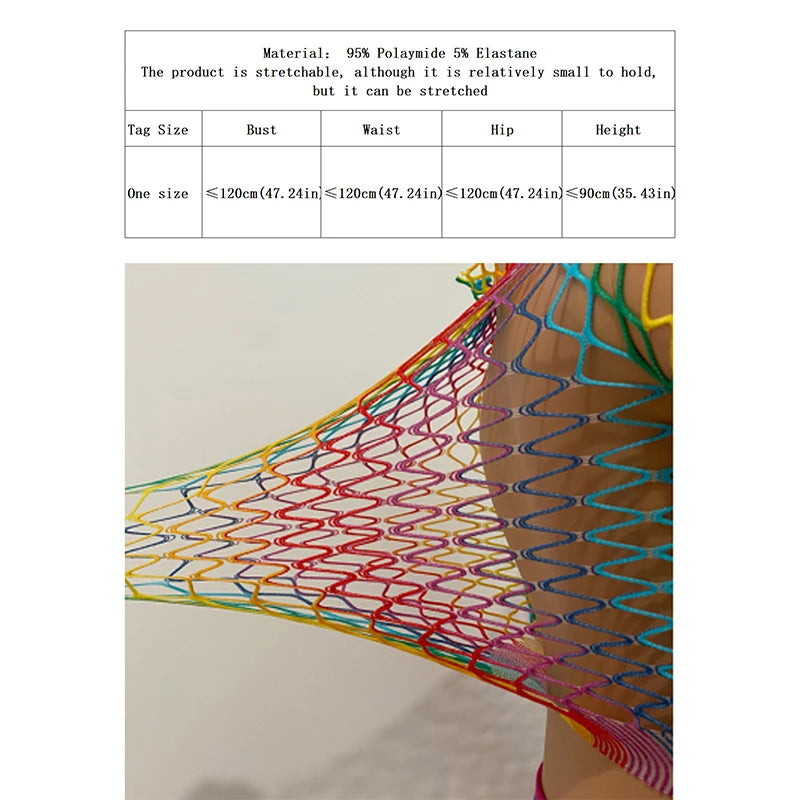 1 Set Sexy Women Fishnet Long Sleeves Cover Up Without Bikini  Bodycon Dress Hollow See Through Beachwear qq653