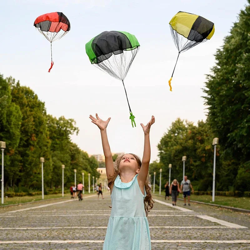 Parachute Toys for Kids Tangle Free Outdoor Flying Parachute Men Outside Toy Easter Basket Idea Unique Boy Girl Gift Kids Crafts