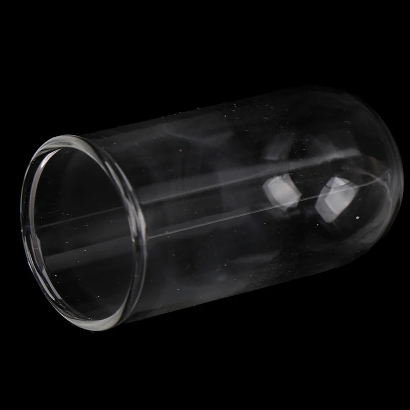 1/6 Doll Glass Dome Display Wood Cork Bell Jar With Wooden Base Decoation Craft