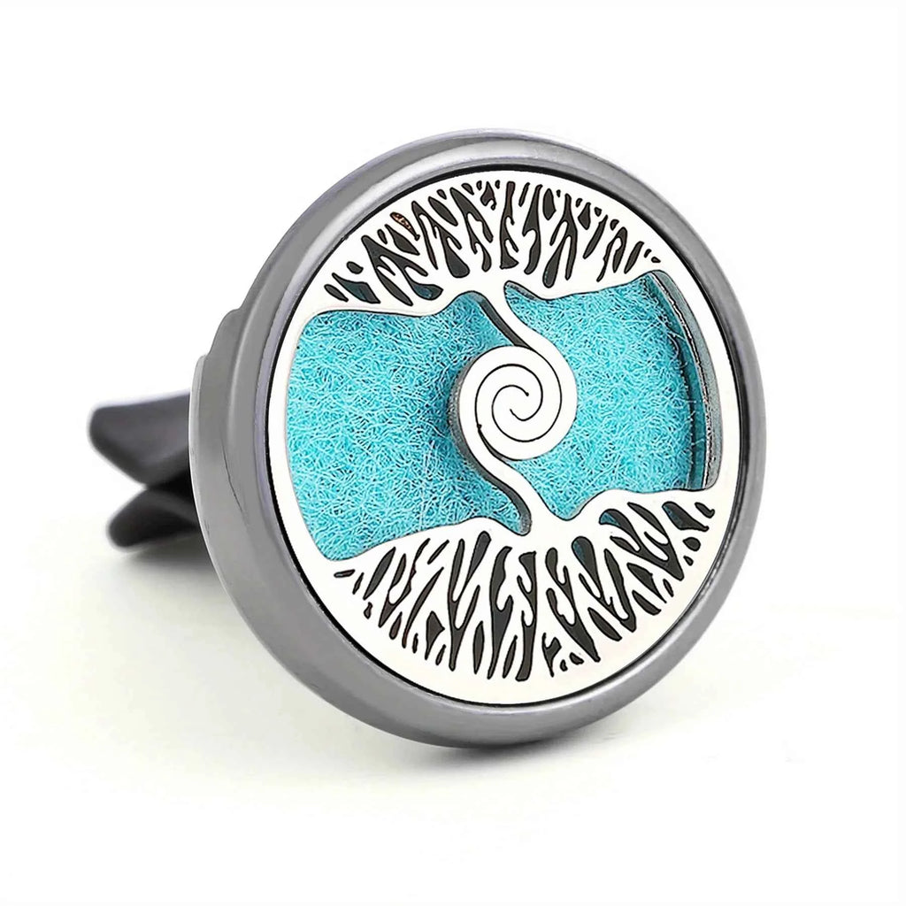 1PC Refillable Car Air Freshener Perfume Diffuser Clip with 10pcs Pads Auto Vent Interior Aromatherapy Diffuser
